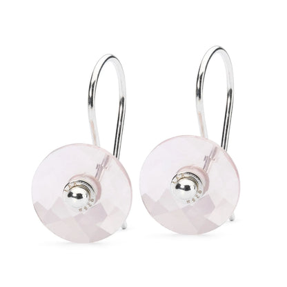Orecchini Quarzo Rosa con Monachelle Argento Trollbeads TZZIT-01293