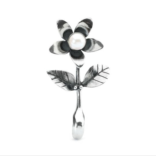 Trollbeads Stop Bead Small Pearl Flower TAGBE-00228