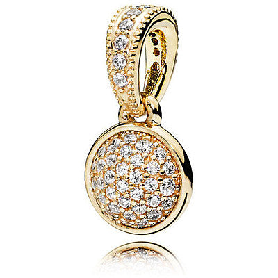 Pandora Pavé Gold Pendant 356213CZ