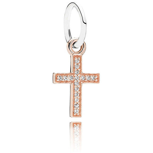 Pandora Rose Gold Cross 791354CZ