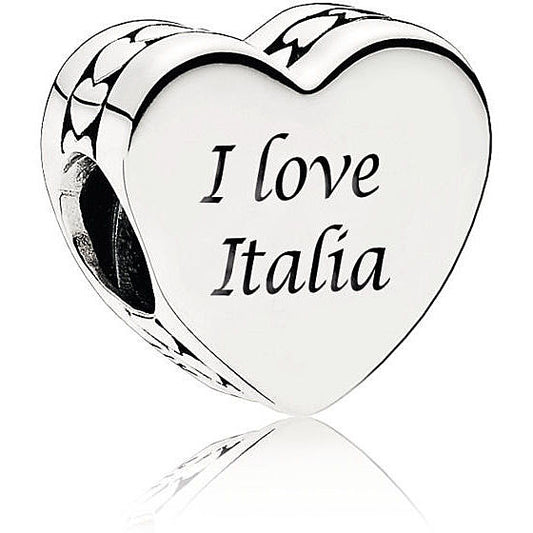 Pandora I Love Italia Heart Charm ENG792015-ILOVE