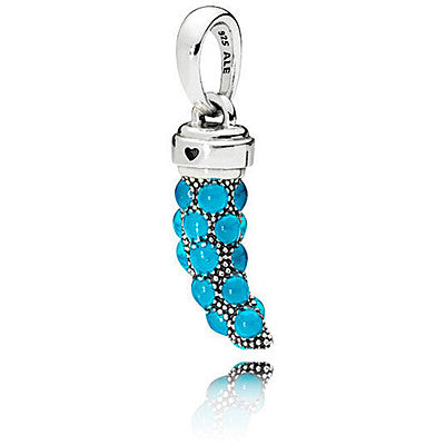 Pandora Charm Pendant Turquoise Amulet 397203EN168