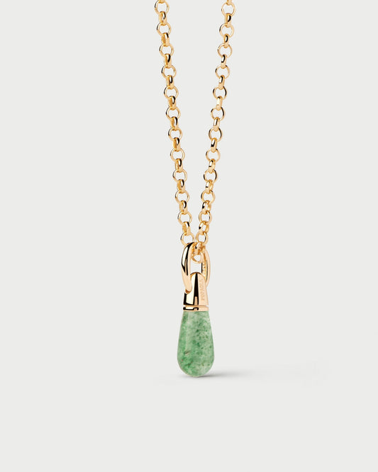 Ciondolo PD PAOLA Green Aventurine Drop Pendant COB1-791-U