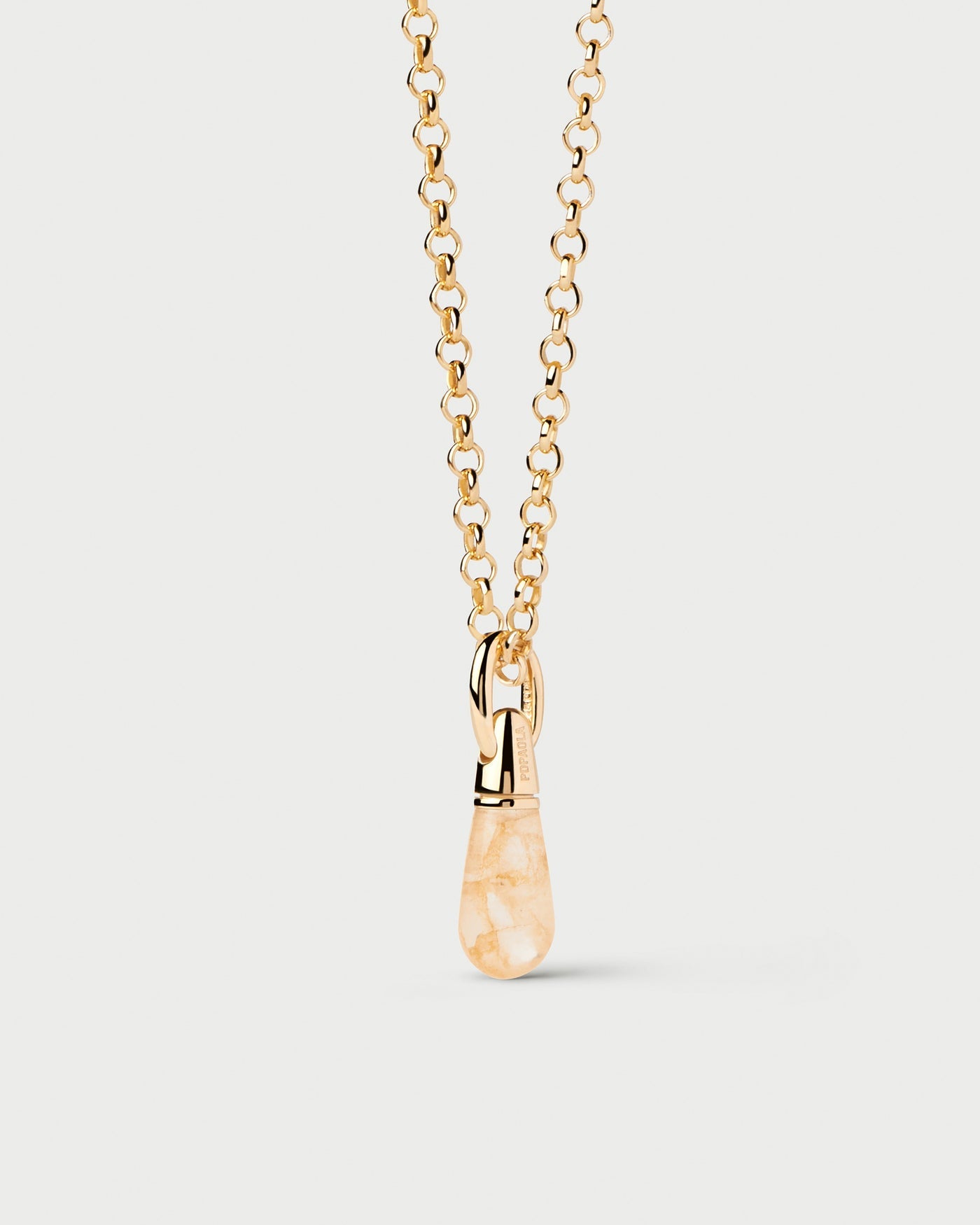 Ciondolo PD PAOLA Yellow Aventurine Drop Pendant COB1-792-U
