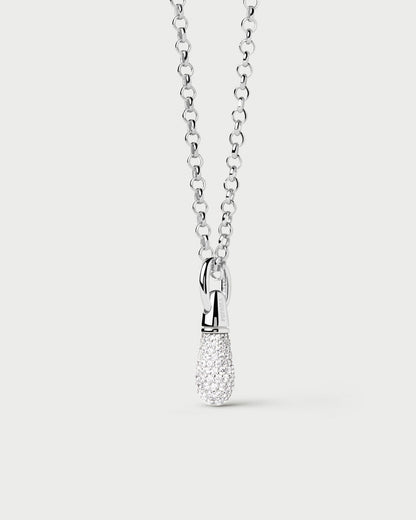 Ciondolo PD PAOLA Ciondolo in Argento Pavé Drop COB2-790-U