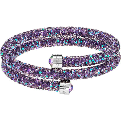 Bracciale Doppio Swarovski Crystaldust Viola