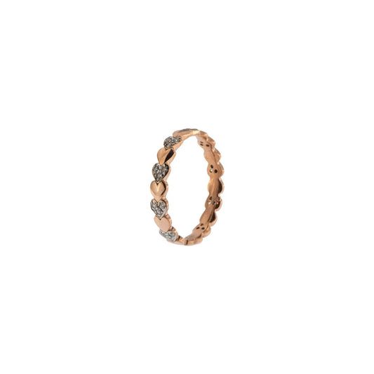 Anello Rue Des Mille 1 Filo Cuori Alternati Anz-006-cuo
