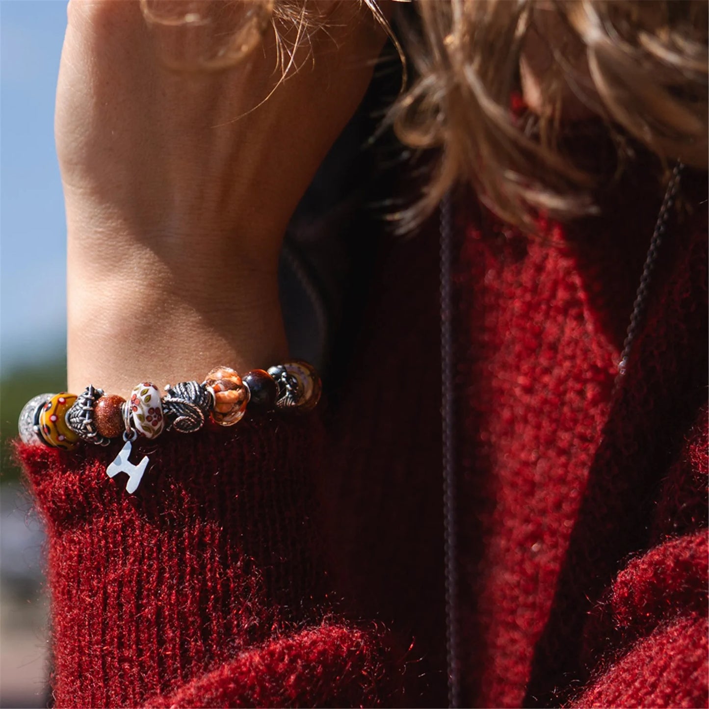 Bead Trollbeads Cuore d'Ambra TGLBE-30166