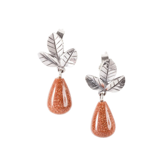 Orecchini Foglie della Positività Trollbeads TAGEA-00127