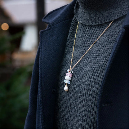 Collana Trollbeads d'Oro con Perla TAUFA-00001