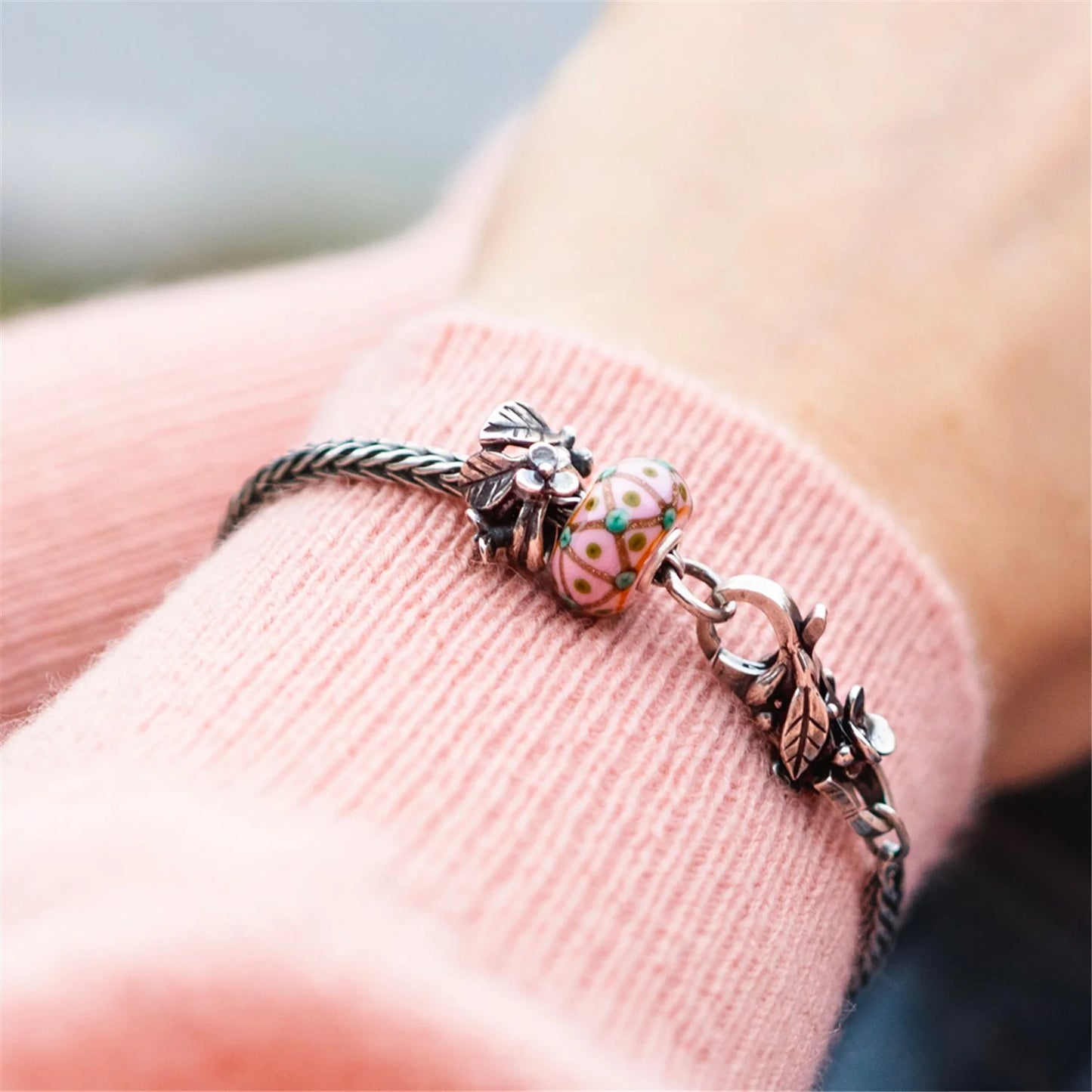 Bead Trollbeads Fiori di Lago, Chiusura Fiori di Lago e Petali di Lago TAGBO-02171