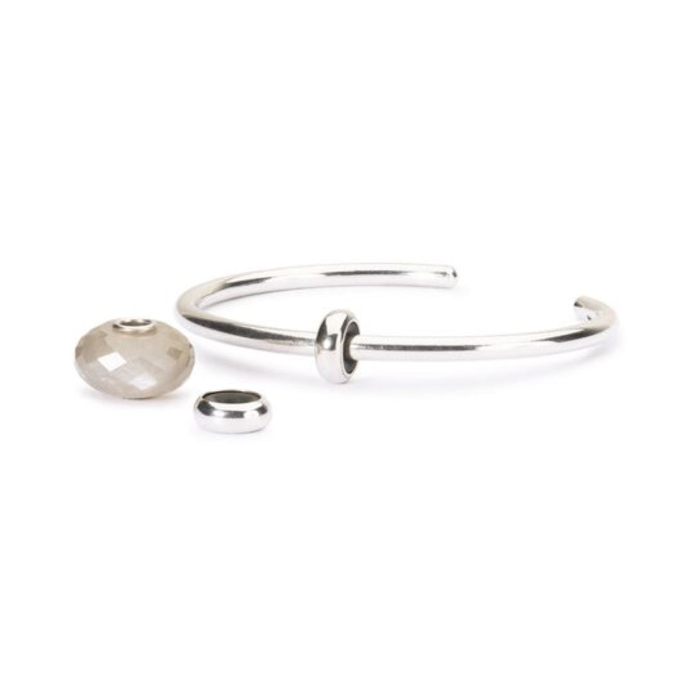 Trollbeads Gray Moonstone Bangle