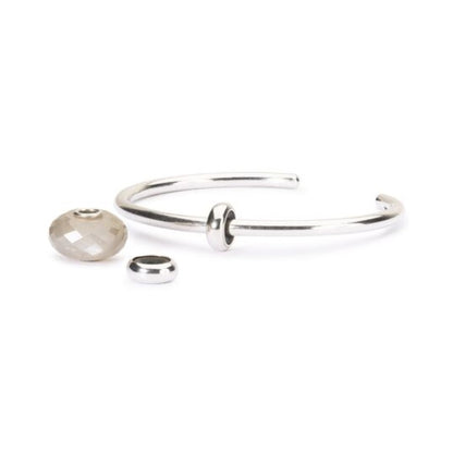 Trollbeads Gray Moonstone Bangle