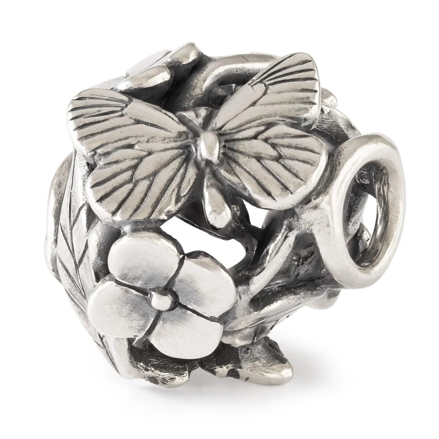 Silver Bead Ring Butterfly in Flight THUN by Trollbeads® - I Love Freedom TAGBE-10242EC