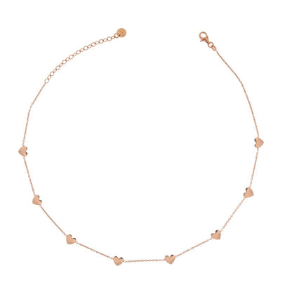 Girocollo Catenella Rue Des Mille 8 Cuori GR-CAT8SOGG
