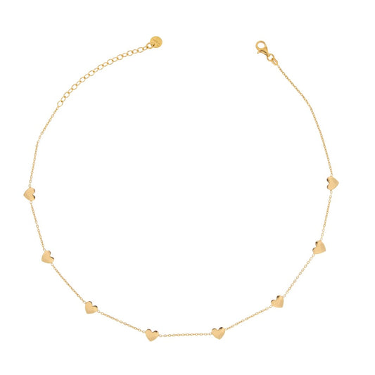 Girocollo Catenella Rue Des Mille 8 Cuori GR-CAT8SOGG