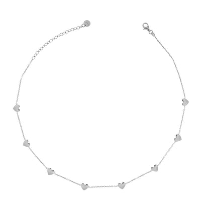Girocollo Catenella Rue Des Mille 8 Cuori GR-CAT8SOGG