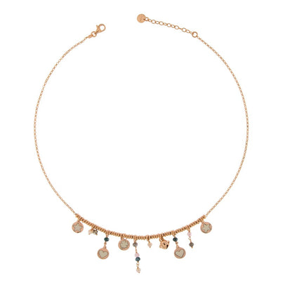 Rue Des Mille Gipsy Chic Medallion Necklace Vol. 3 GR-GIP 02