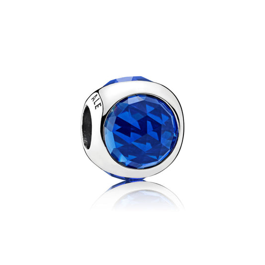 Charm Pandora Goccia Scintillante Blu 792095NCB