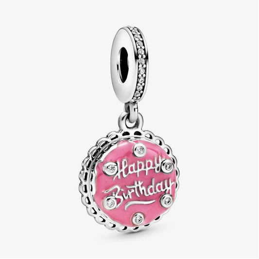 Charm Pendente Pandora Torta di Compleanno Rosa 798888C01