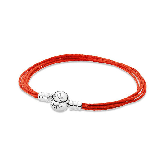Bracciale Pandora Multifilo Arancio 590715COE