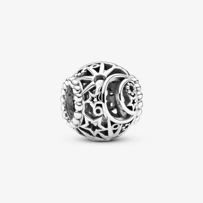 Charm Openwork Pandora Sole, Stelle e Luna 799183C00