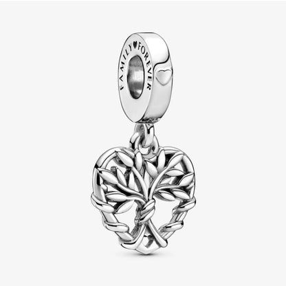 Charm Pendente Pandora a Cuore Albero della Famiglia 799149C00