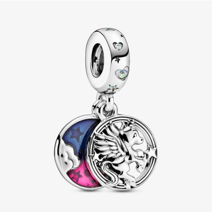 Pandora Double Magical Unicorn Pendant Charm 799145C01