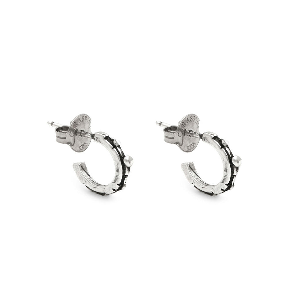 Orecchini mini cerchio brick Giovanni Raspini 12381