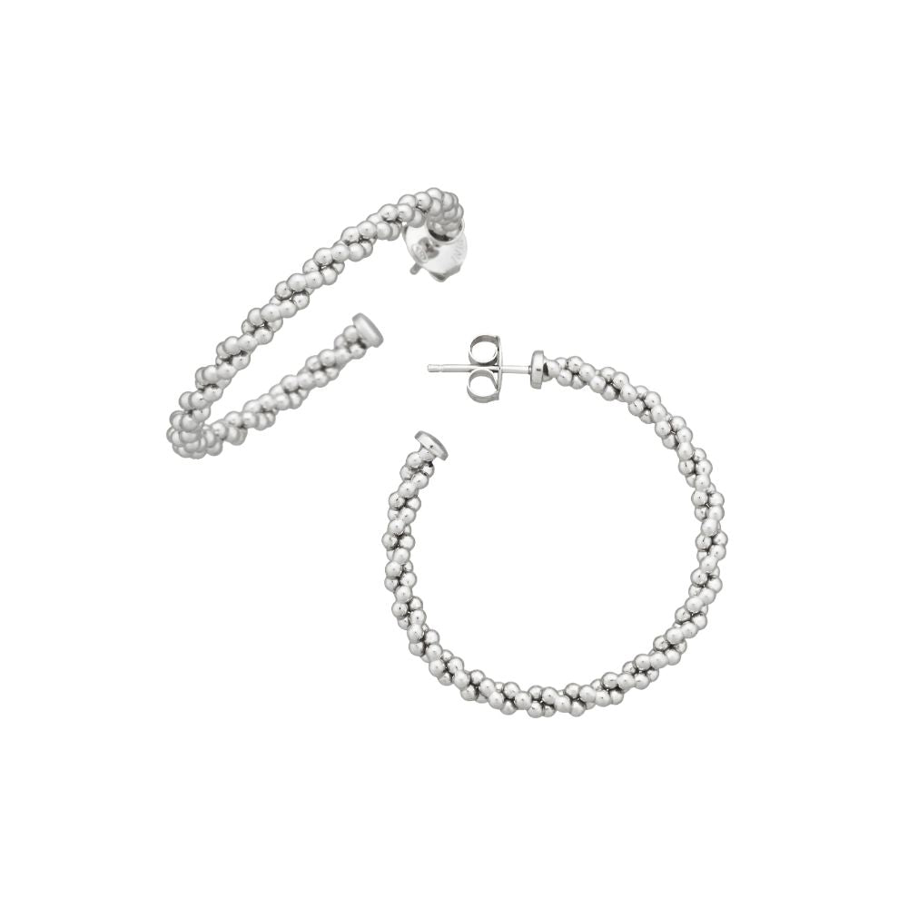 Orecchini cerchio treccia grandi Giovanni Raspini 12353