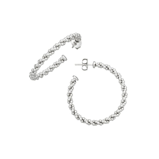 Orecchini cerchio treccia grandi Giovanni Raspini 12353