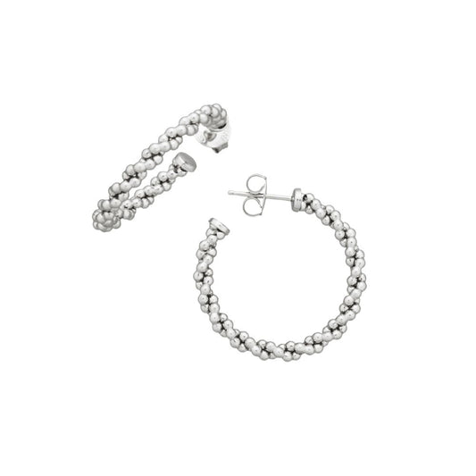 Orecchini cerchio treccia medi Giovanni Raspini 12352