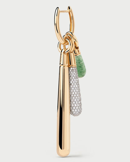 Ciondolo PD PAOLA Green Aventurine Drop Pendant COB1-791-U