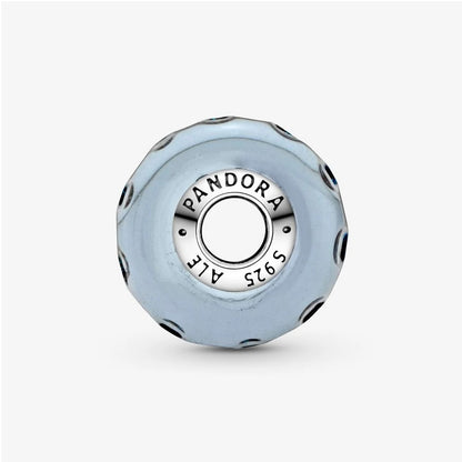 Charm Pandora Oceano in Vetro di Murano Blu Scuro 798938C00