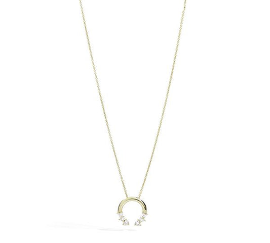 Collana Recarlo Fantasia Con Diamanti Taglio Cuore P86FA011/G048-45