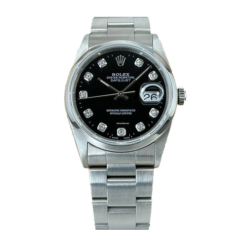Rolex Datejust 16200 Nero Diamanti