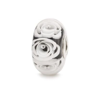 Bead Trollbeads Rosa Regina Bianca TGLBE-30044