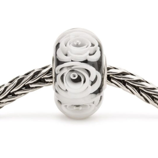 Bead Trollbeads Rosa Regina Bianca TGLBE-30044