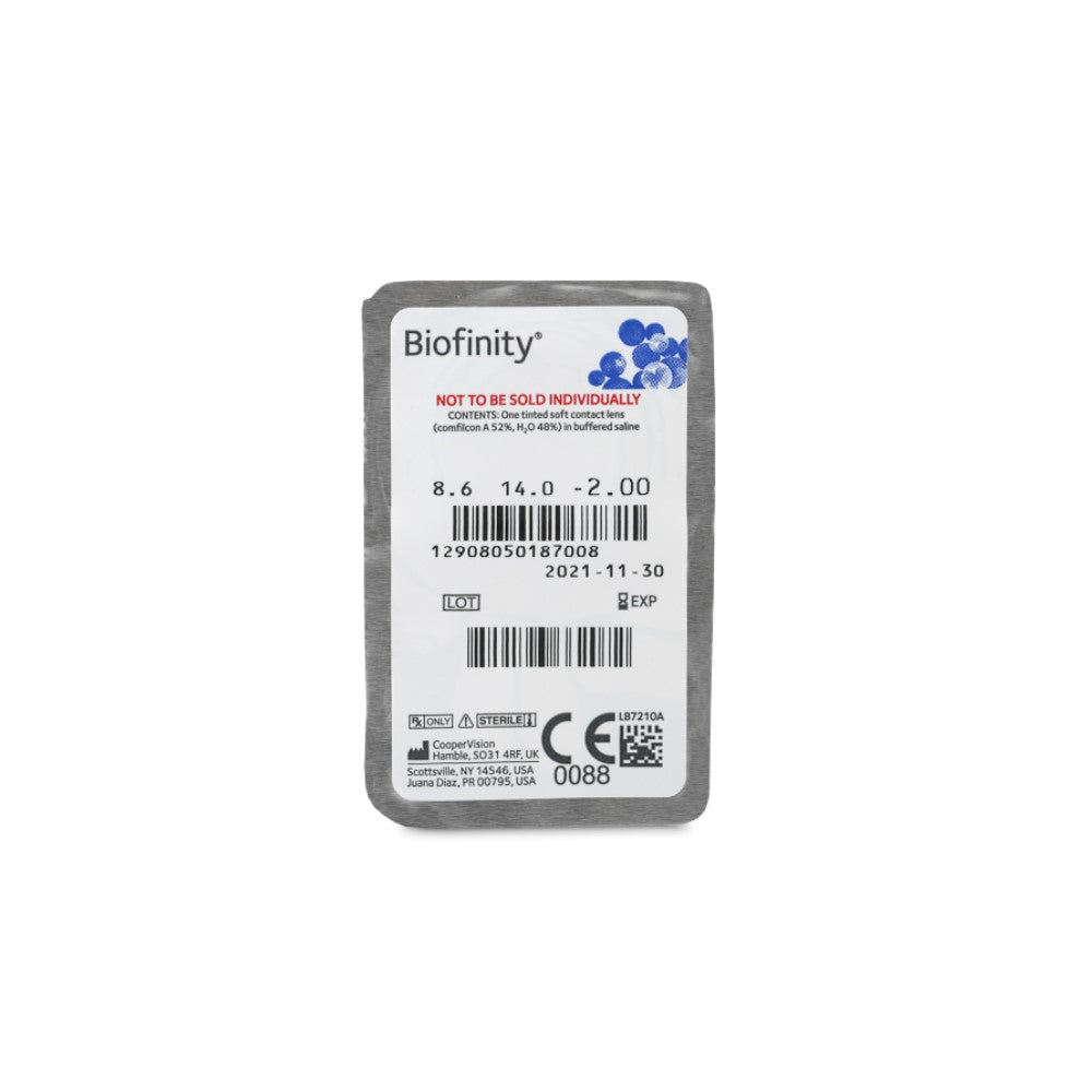 Lenti a contatto Mensili Coopervision Biofinity (3 lenti)