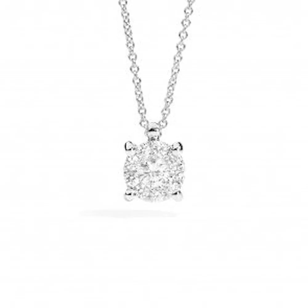 Collana Recarlo Girocollo Pavé Diamanti 0.40 Ct P04PX988/040-45