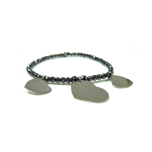 Bracciale Spadarella Ematite Cuori SPBR104
