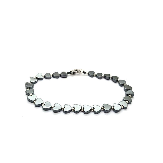Bracciale Spadarella Spadino Cuori Ematite SPBR245