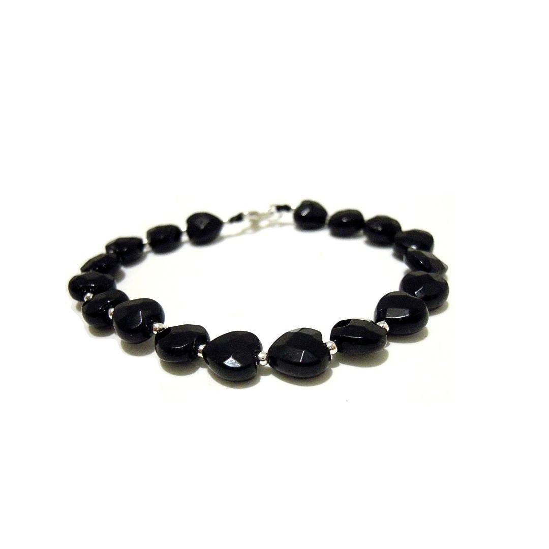 Bracciale Spadarella Spadino Cuori Onice SPBR264