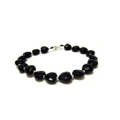 Bracciale Spadarella Spadino Cuori Onice SPBR264
