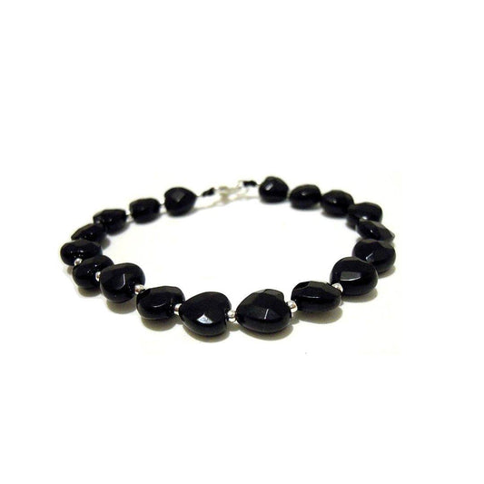 Bracciale Spadarella Spadino Cuori Onice SPBR264