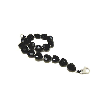 Bracciale Spadarella Spadino Cuori Onice SPBR264