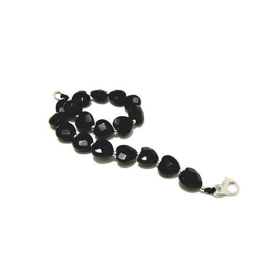 Bracciale Spadarella Spadino Cuori Onice SPBR264