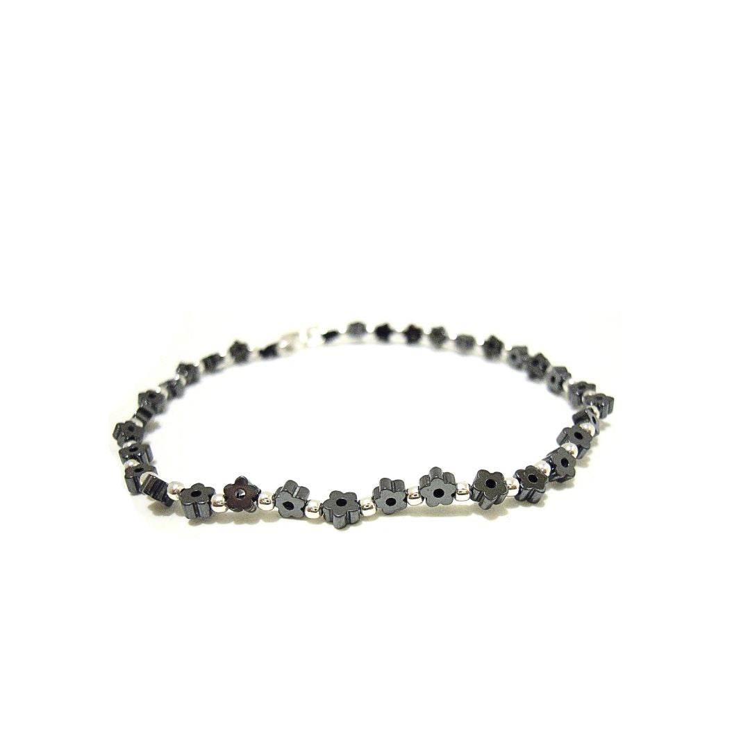 Bracciale Spadarella Spadino Fiori Ematite SPBR265