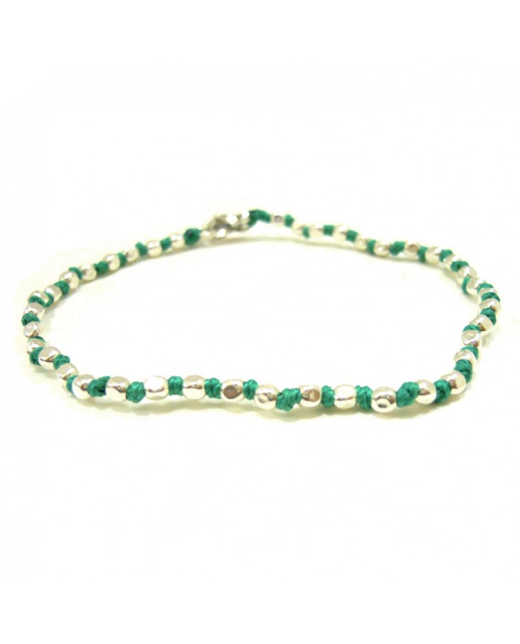 BRACCIALE DONNA PEPITE GRANELLI MARTELLATI COCCINELLA ARGENTATA | SAGA BRACCIALE DONNA PEPITE GRANELLI MARTELLATI COCCINELLA ARGENTATA | SAGA