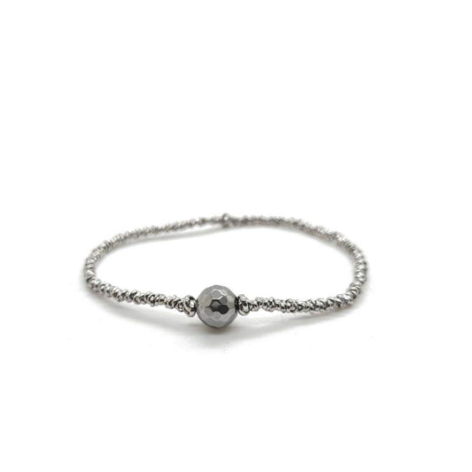 Bracciale spadino elastico con pietra - SPBR428
